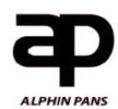 Alphin Pans Hard Coat 1.5" Deep Anodised Pizza Pan