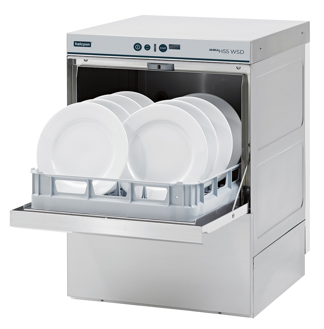 Halcyon Amika AMH55 WSD Undercounter Dishwasher With Internal Softener