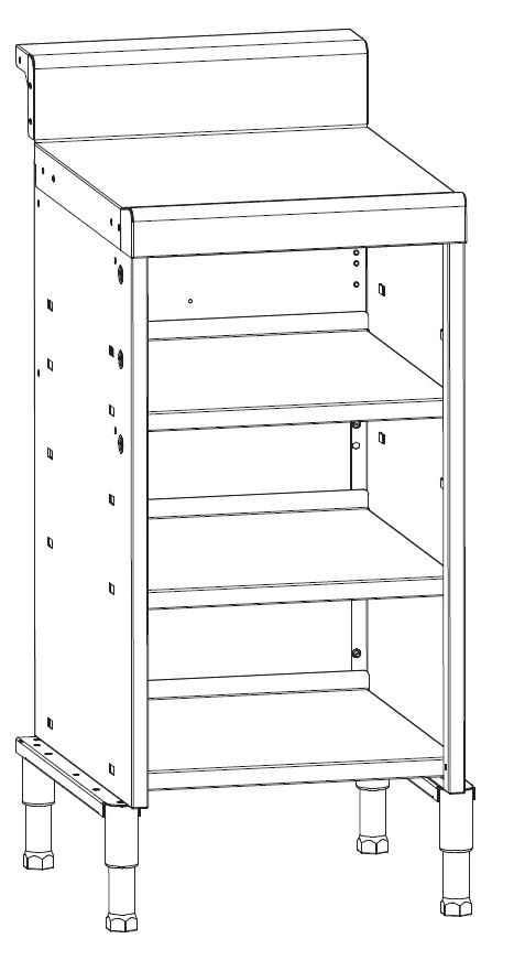 IMC Bartender Shelf Unit (Stainless Steel Shelves)