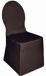Bolero Black Banquet Chair Cover (DP923)