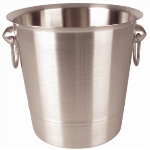 Brushed Stainless Steel Wine Bucket (K406)
