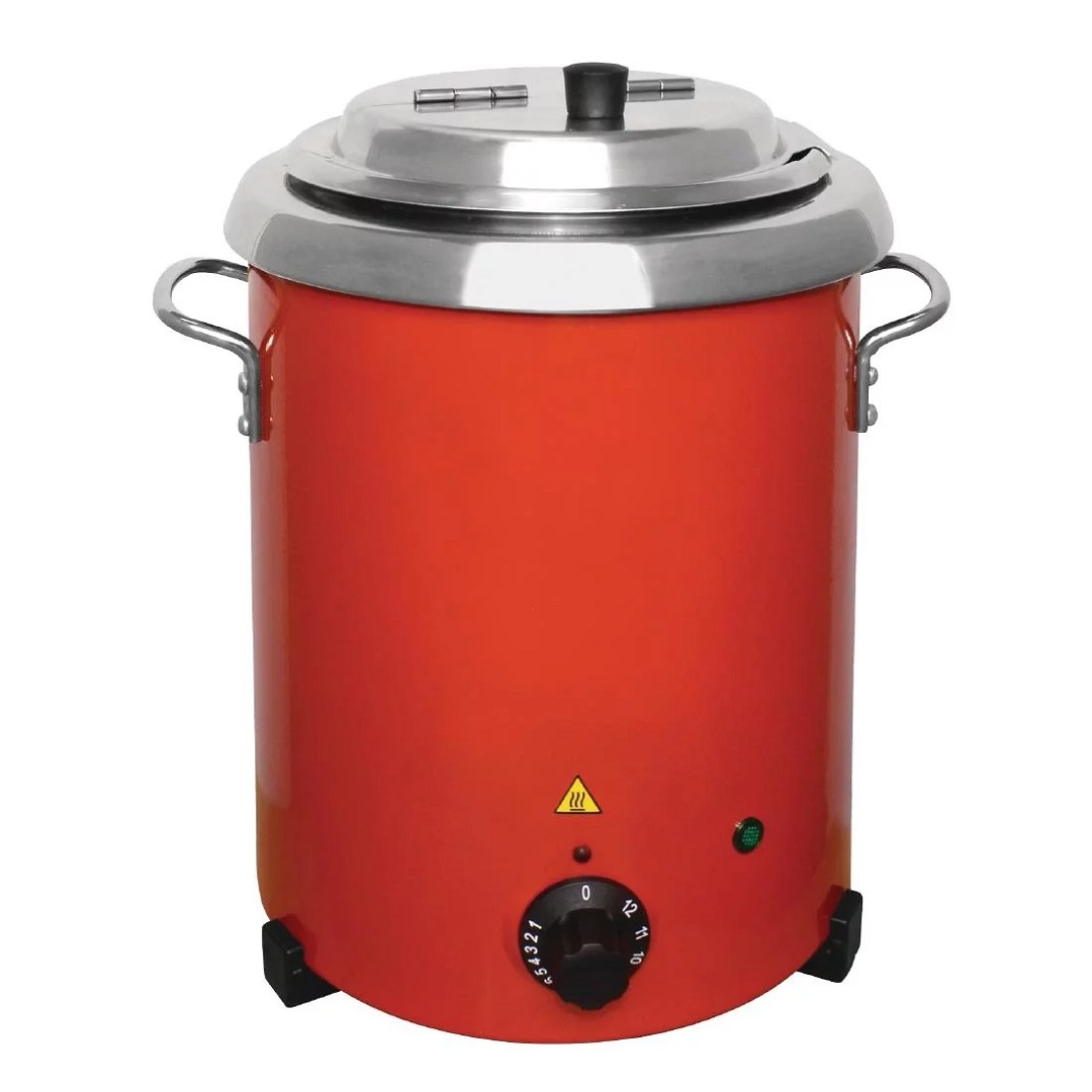 Buffalo Red Soup Kettle With Handles (GH227)