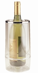 Clear Acrylic Wine Bottle Cooler (C238)