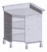 IMC Bartender Corner Shelf Unit 800mm (BZ80/080)
