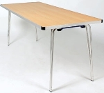 Gopak Oak Contour Folding Table (CD584)
