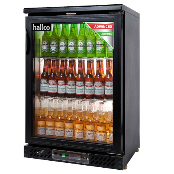 Hallco HC1BK Single Door Bottle Cooler