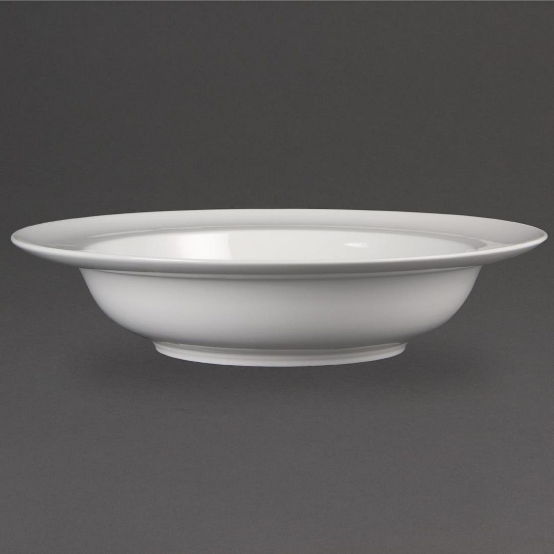 Olympia 228mm Wide Rim Soup Bowls (Pack Of 4) (CB694)