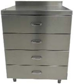 Parry DRAWER3600 Stainless Steel Three Drawer Unit 