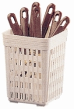 Square Plastic Cutlery Basket (P175)