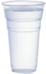 Disposable Plastic Pint Glass - 570ml To Line (Box Of 1000) (U384)