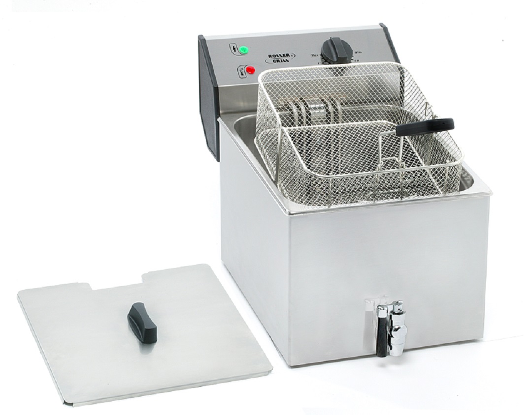 Roller Grill FD 80R Single Countertop Fryer (with Drain Tap)