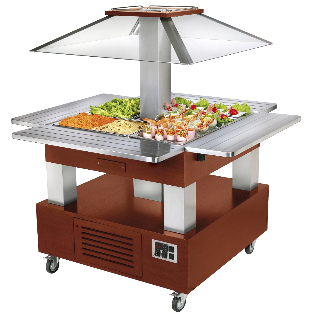 Roller Grill SBC 40 F Refrigerated Island Salad and Buffet Bar