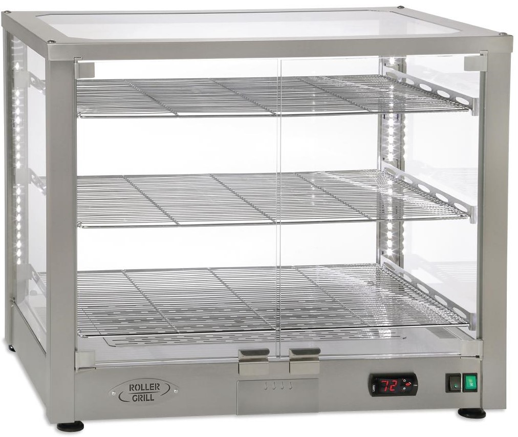 Roller Grill WD780 DI Illuminated Panoramic Display Cabinet