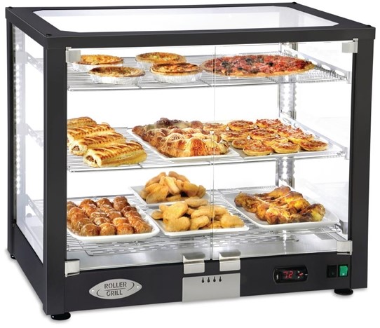 Roller Grill WD780 DN Illuminated Panoramic Display Cabinet
