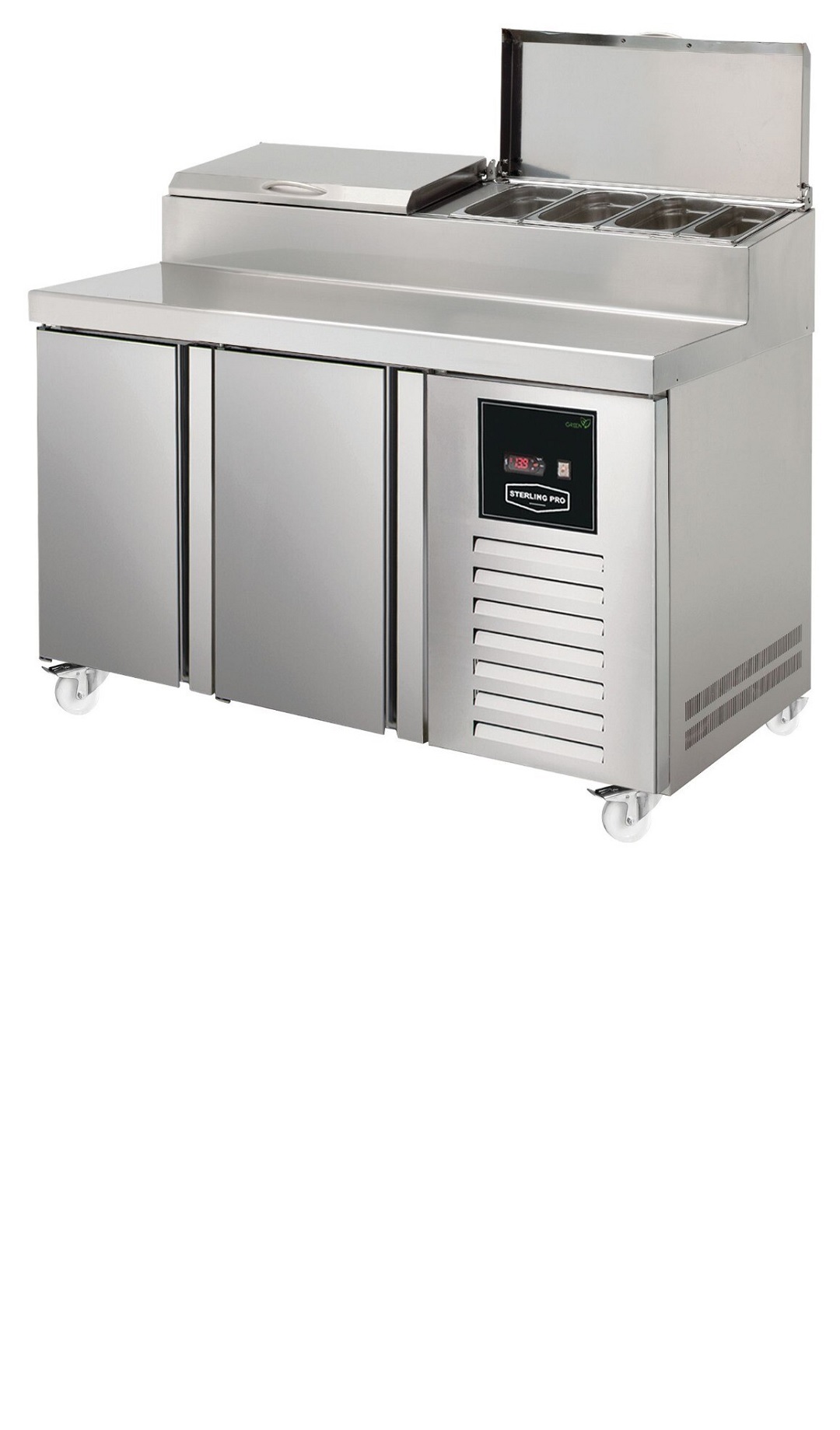 Sterling Pro SPIZ-135 Two Door Refrigerated Pizza Preparation Counter