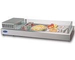 Victor Caribbean BTOREF Contact Refrigerated Display Topper With Glass Risers