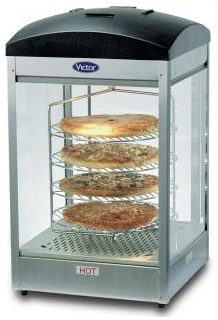 Victor HMU50PIZM Manually Rotating Heated Pizza Display Cabinet