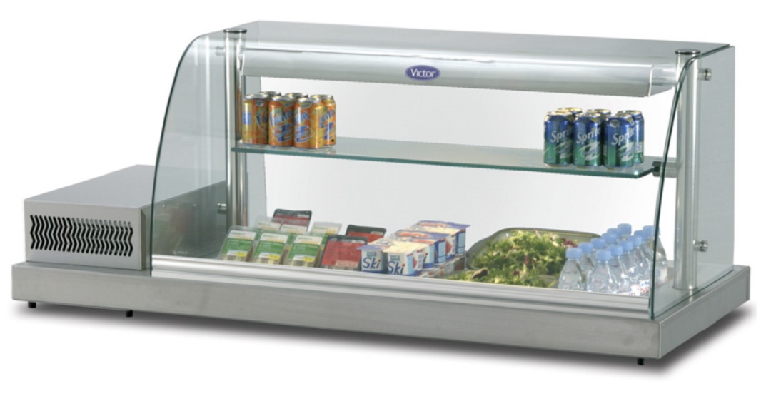 Victor MRGLW Single Tier Front Service Refrigerated Display Cabinet