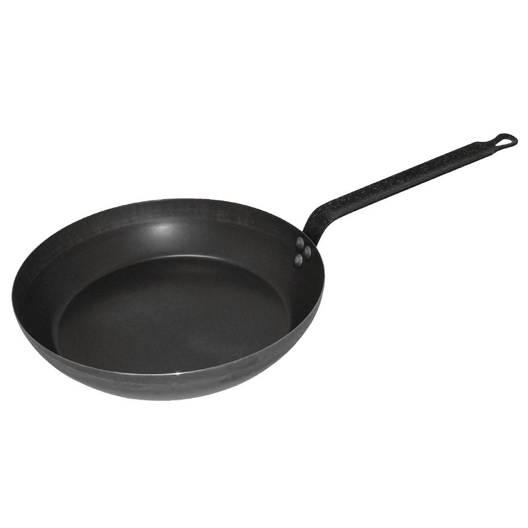 Vogue Black Iron Frying Pans