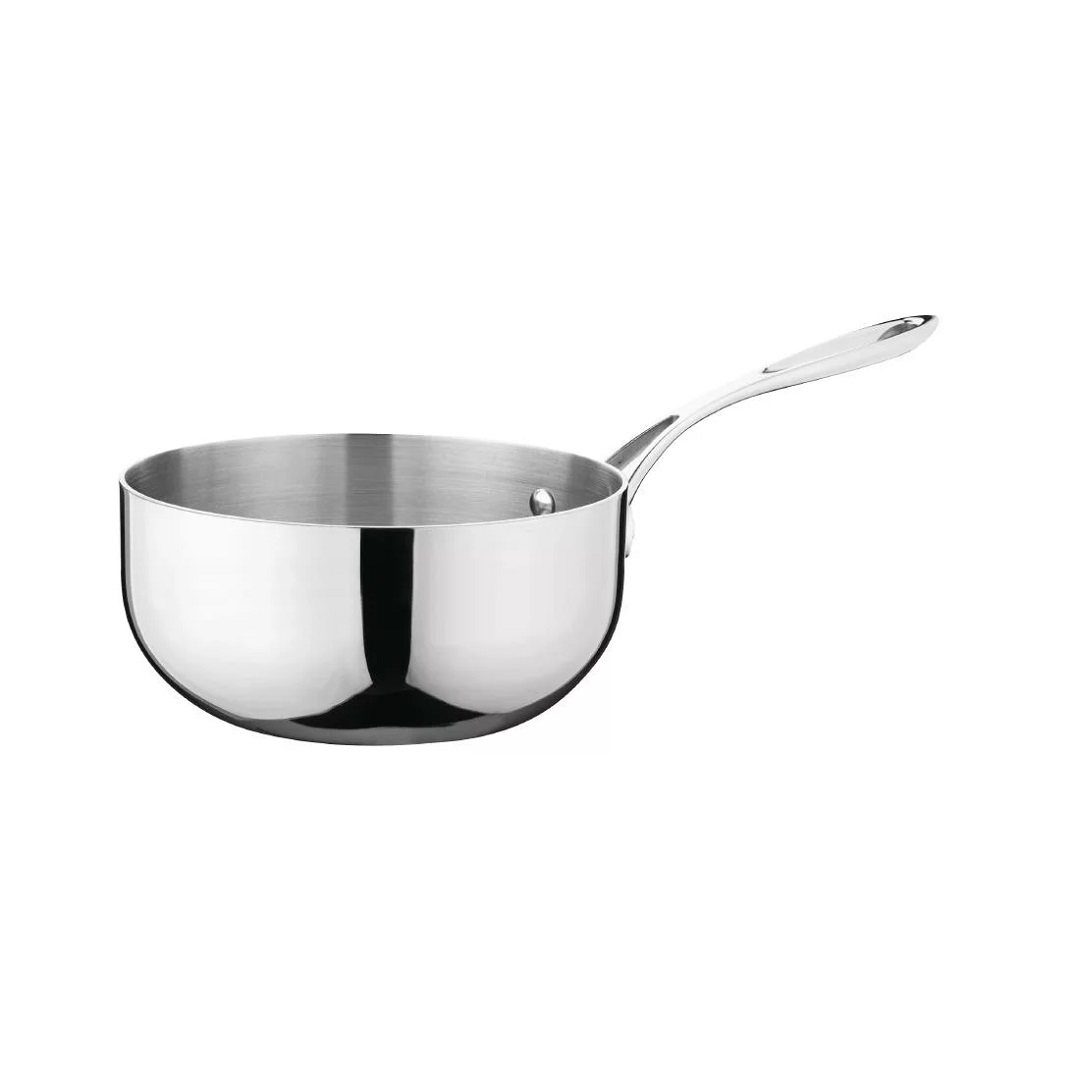Vogue Triwall Heavy Duty Stainless Steel Flared Saut Pan (Y240)