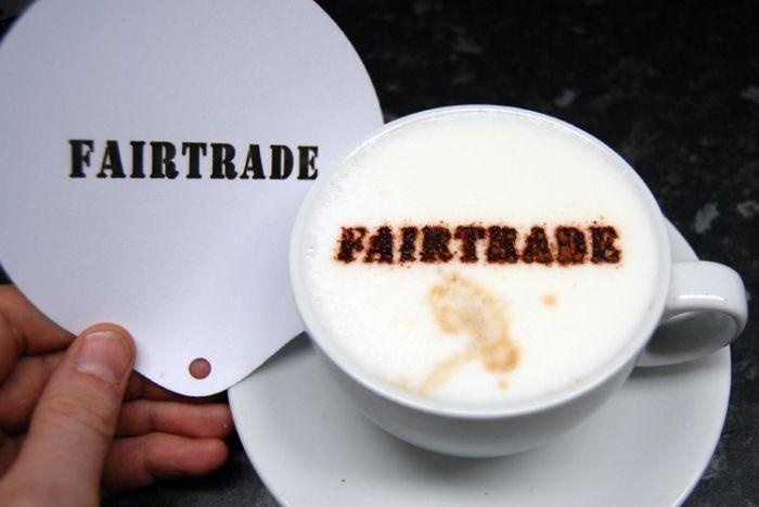 JES Fairtrade Coffee Stencil (9561)