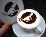 JES Witch Coffee Stencil (9207)