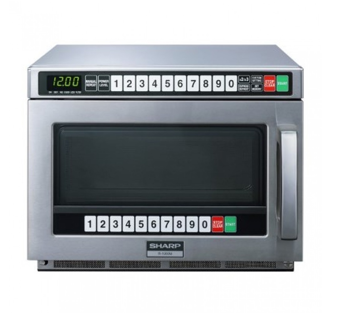 Sharp R1900M Compact Commercial Microwave 