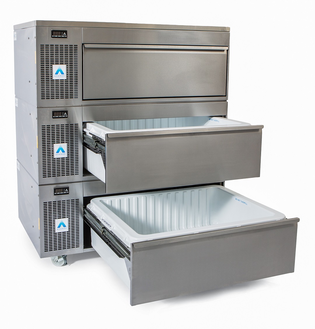 Adande VCS3 Side Engine Three Drawer Refrigerated Storage Units