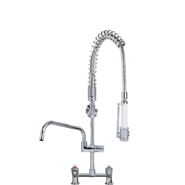 Aquatechnix TX-PR-30D-SS-BF2 Deck Mounted Pre-Rinse Spray With Bowl Filler