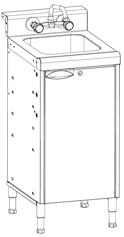 IMC Bartender Single Sink With Door