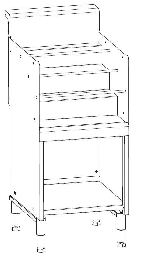 IMC Bartender Tiered Spirit Rack