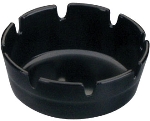 Black Melamine Ashtray (P842)