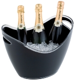 Black Acrylic Wine / Champagne Bowl