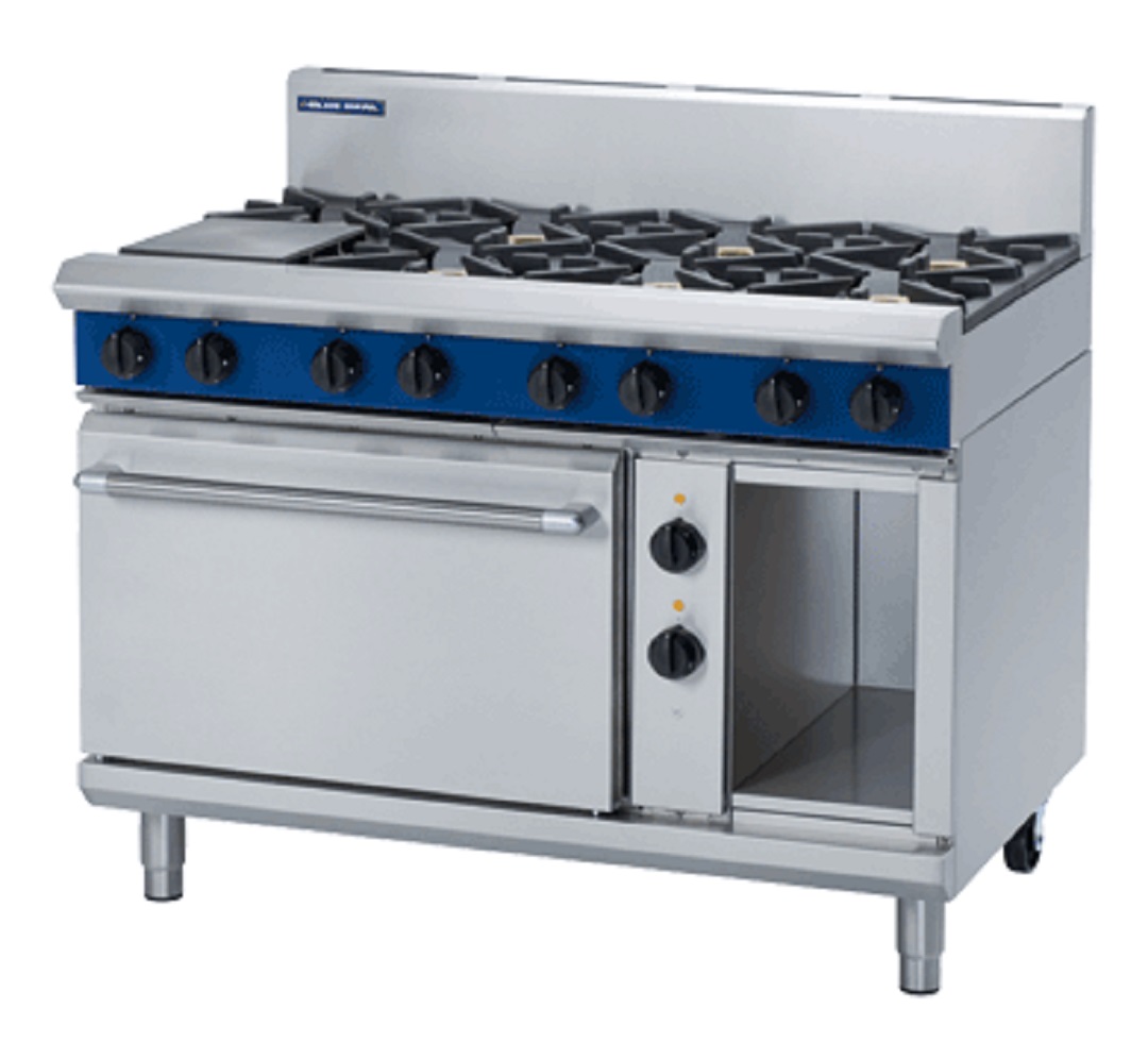 Blue Seal Evolution GE508D Eight Burner Dual Fuel Oven Range