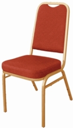 Bolero Square Back Red Banqueting Chair (Pack Of 4) (DL016)