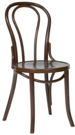 Bolero Bentwood Walnut Bistro Sidechair (Pack Of 2) (CF139)