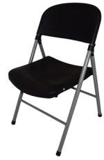 Bolero Black Folaway Utility Chair (Pack Of 2) (CE693)