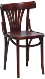 Bolero Bentwood Walnut Bistro Sidechair (Pack Of 2) (CF143)