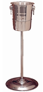 Brushed Stainless Steel Wine Bucket Stand (K407)