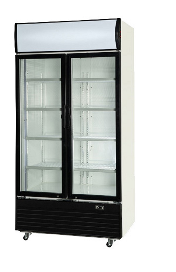 Coolpoint CX800HG Double Hinged Door Display Fridge