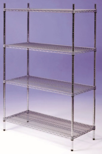 EAIS EZ Store Nylon Coated Wire Shelving Rack