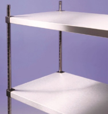 EAIS EZ Store Solid Stainless Steel Shelving Rack