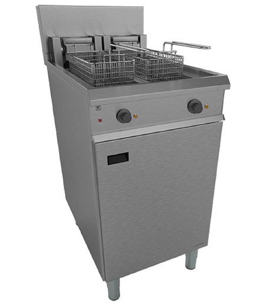 Falcon Chieftain E1848 Twin Pan Twin Basket Fryer