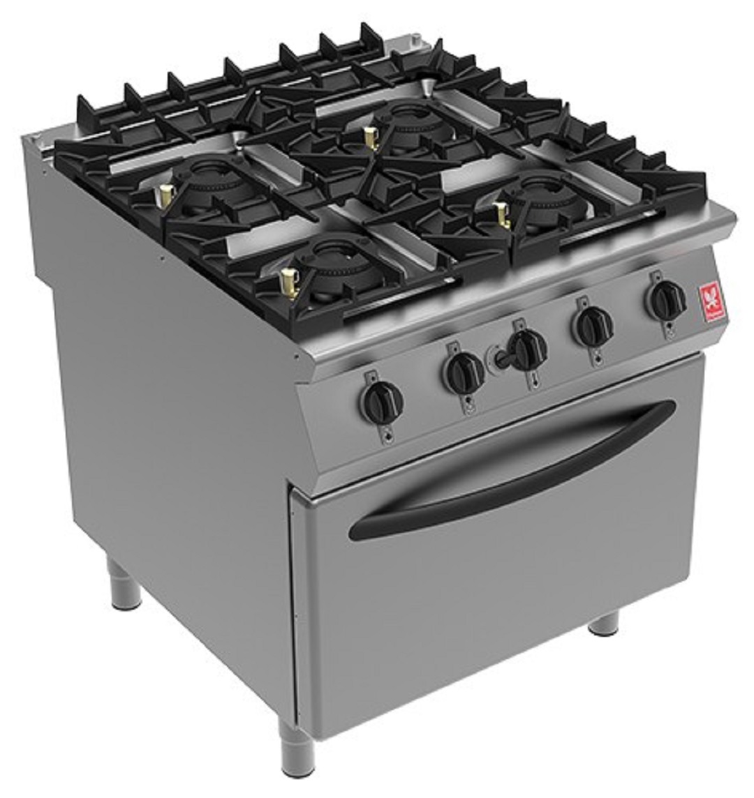 Falcon F900 G9184 Four Burner Gas Oven Range