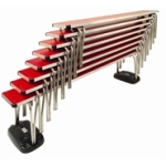 Gopak Large Red Contour Stacking Bench (DM950)