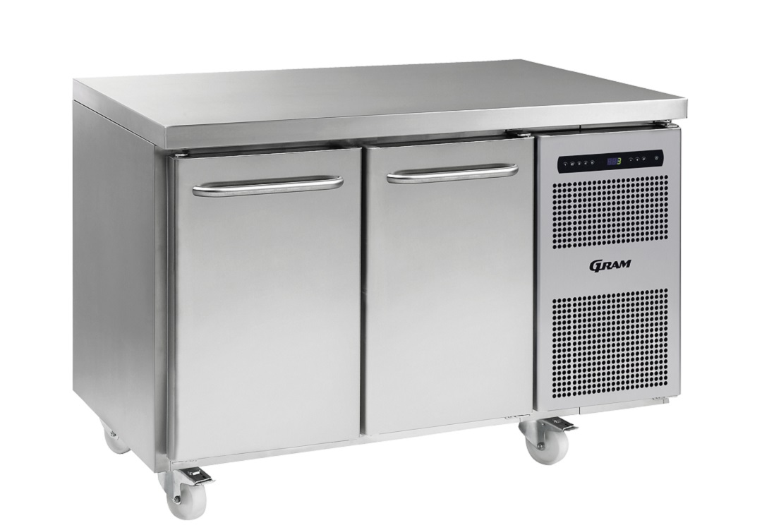 Gram F 1407 Two Door Freezer Counter