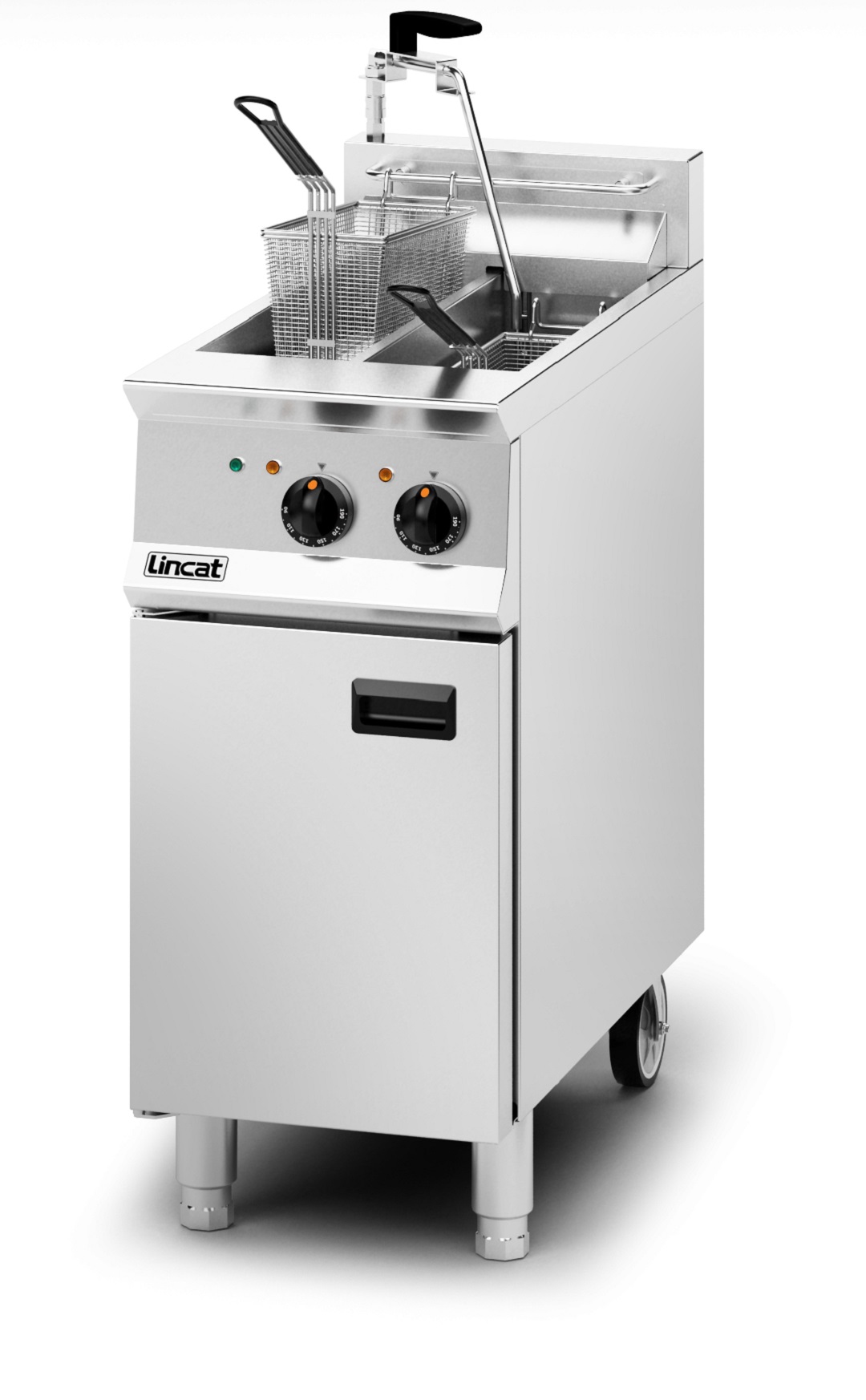 Lincat Opus 800 OE8105/OP Twin Tank Fryer With Integral Oil Filteration 