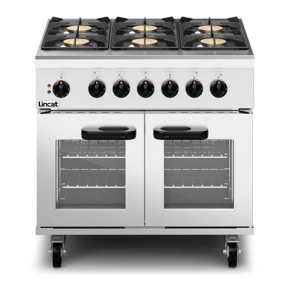 Lincat Phoenix PHDR01 Six Burner Dual Fuel Oven Range