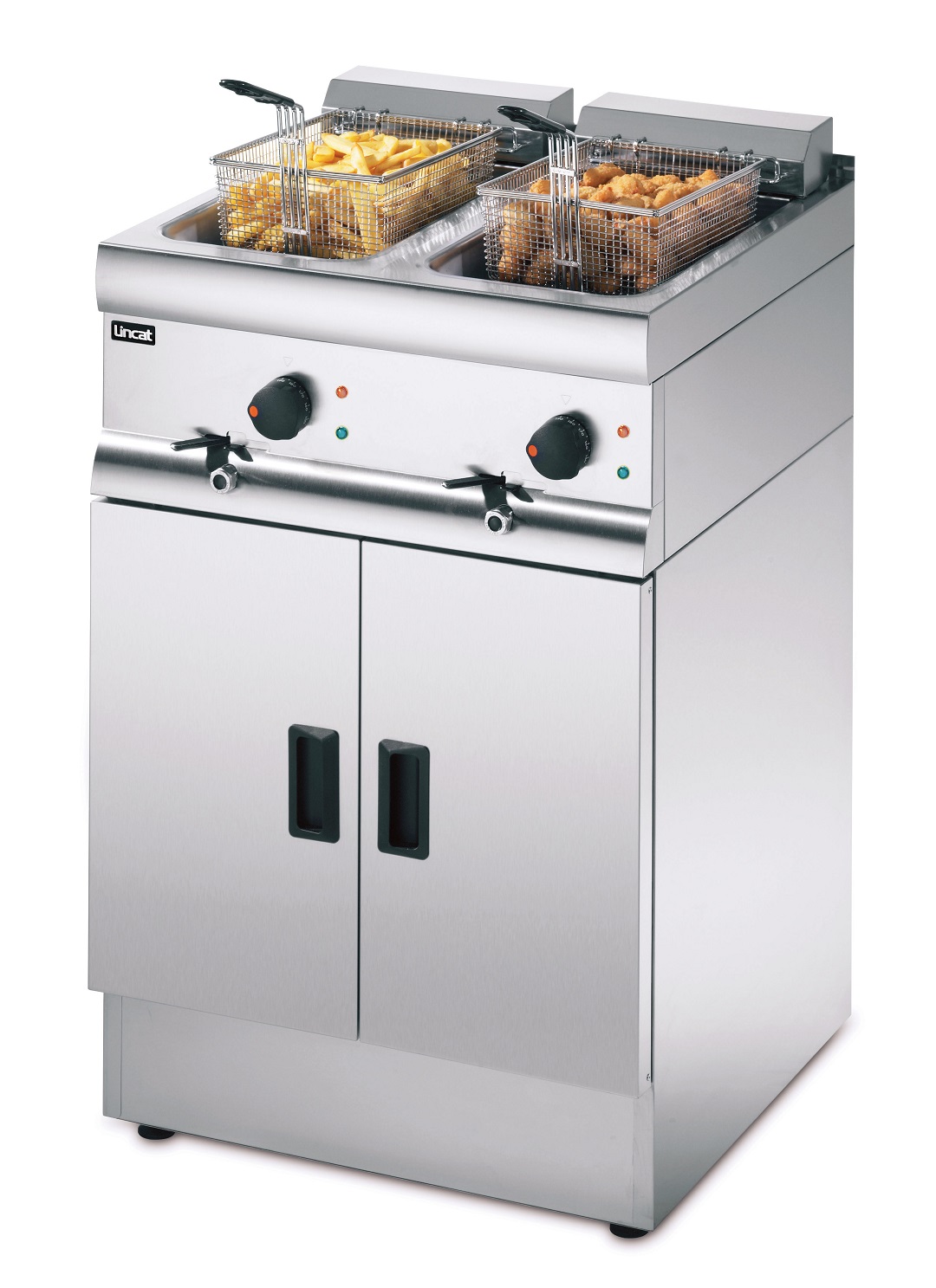 Lincat Silverlink 600 J18 Twin Tank Twin Basket Fryer 