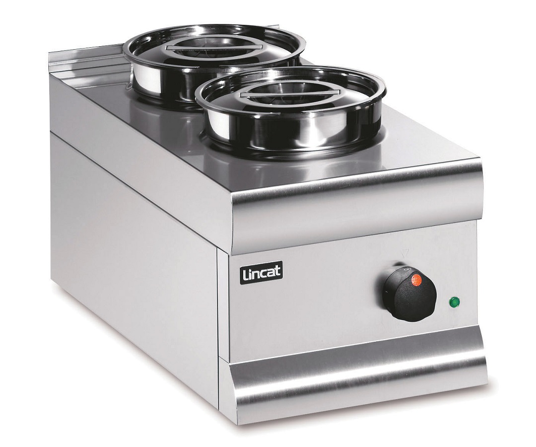 Lincat Silverlink 600 BS3W Wet Heat Countertop Round Pot Bain Marie